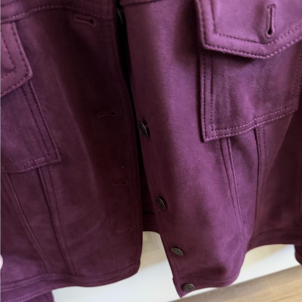 LOFT Petites Rich Purple Jacket